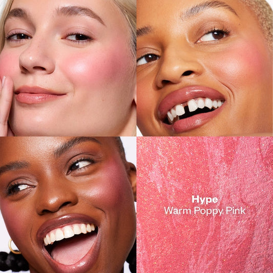 Kosas Blush is Life|HYPE - WARM POPPY PINK