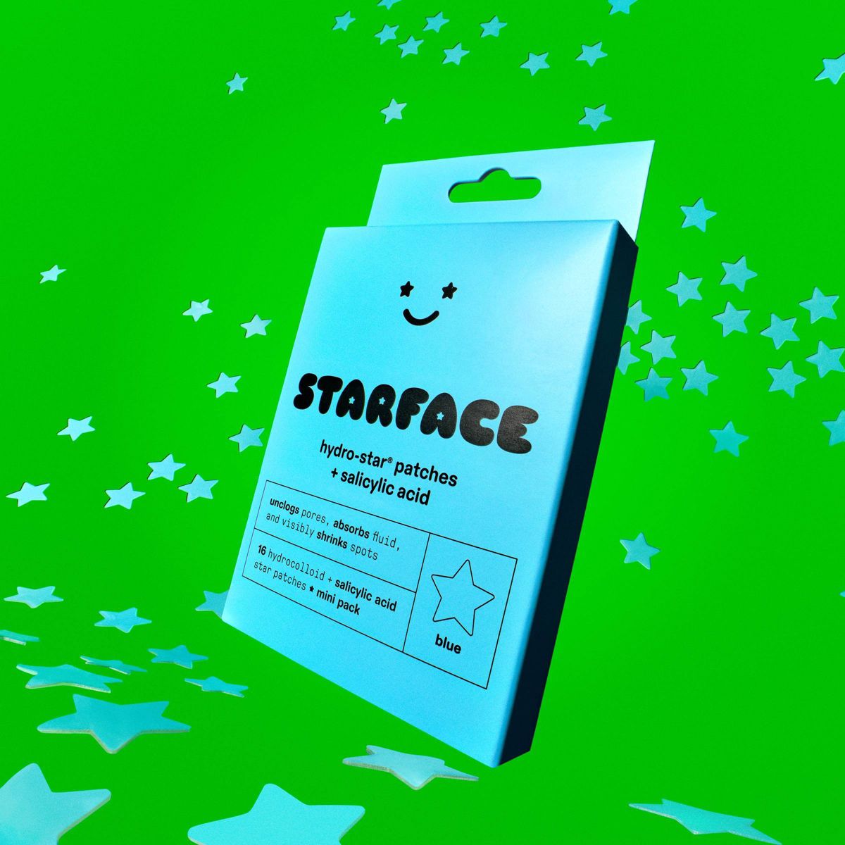 Starface Hydro-Star + Salicylic Acid Patches - Mini Pack - 16ct: Hypoallergenic, Vegan, For Acne-Prone Skin
