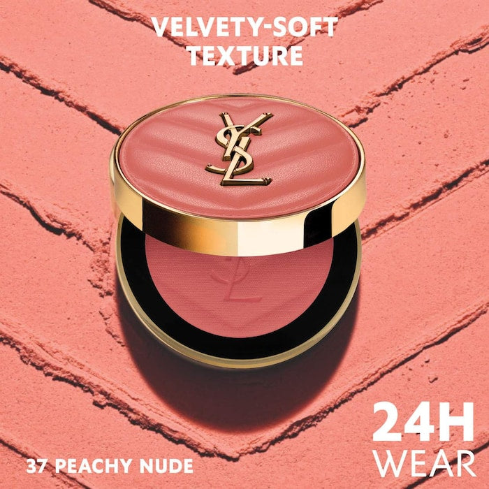 Yves Saint Laurent-
Make Me Blush 24H Buildable Powder Blush |37 PEACHY NUDE