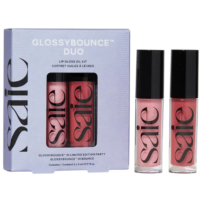 Saie
Glossybounce Lip Gloss-Oil Duo Gift Set