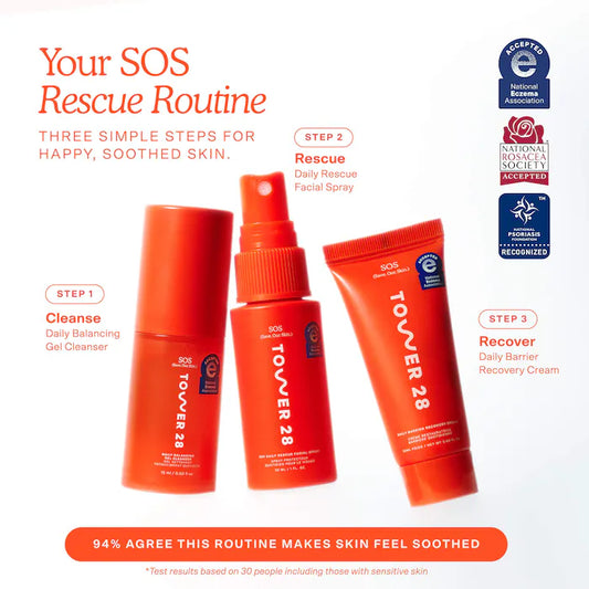 Tower 28 Beauty
Mini SOS Skincare Bestsellers Set