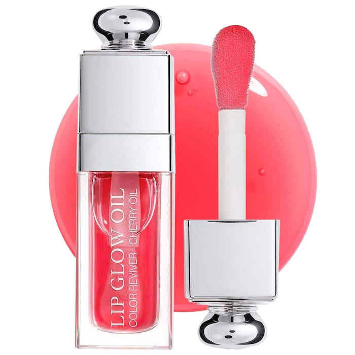 DIOR Lip Glow Oil Hydrating High-Shine Gloss|015 CHERRY