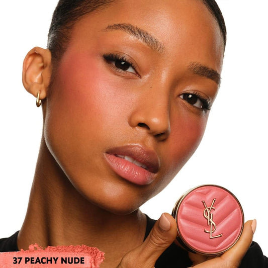 Yves Saint Laurent-
Make Me Blush 24H Buildable Powder Blush |37 PEACHY NUDE