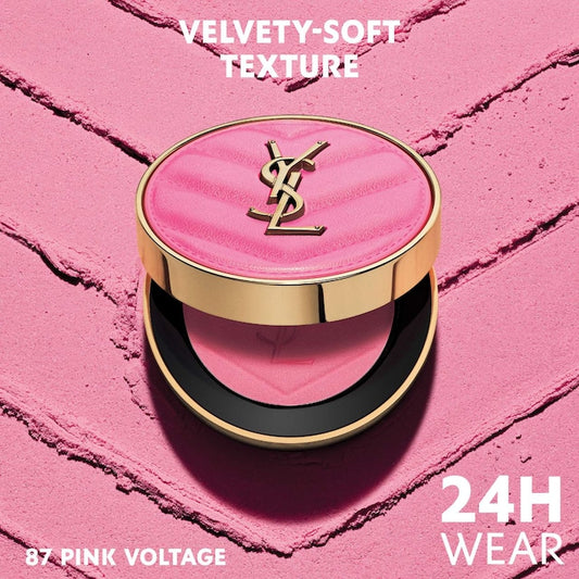 Yves Saint Laurent-Make Me Blush 24H Buildable Powder Blush| 87 PINK VOLTAGE