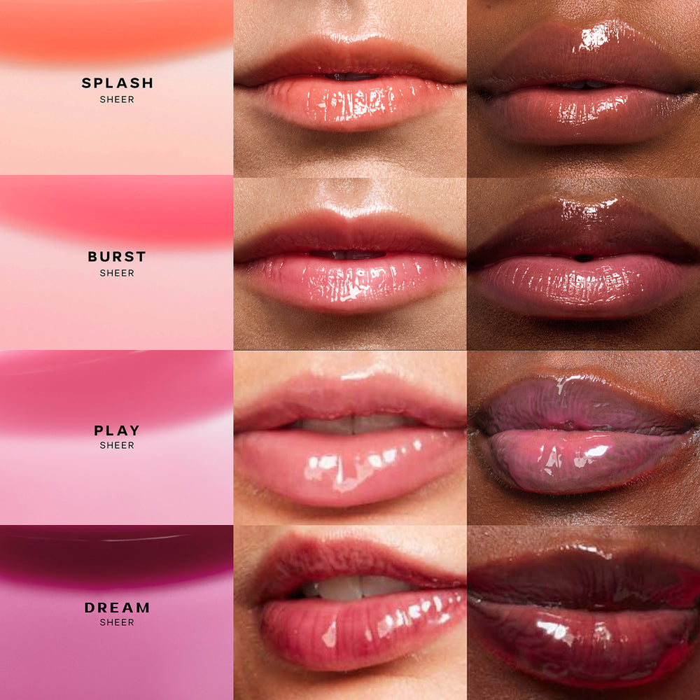 SAIE GLOSSYBOUNCE
HIGH-SHINE HYDRATING LIP GLOSS OIL|BURST