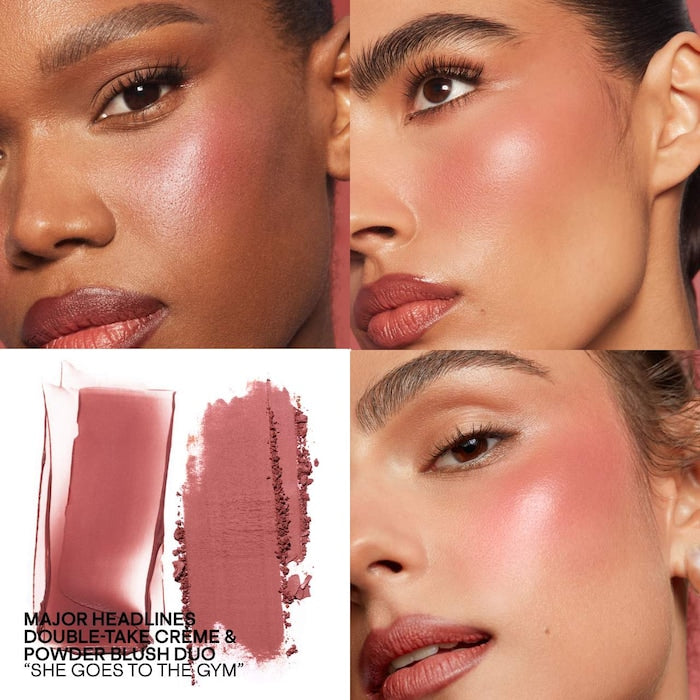 PATRICK TA 
Major Headlines Double-Take Crème & Powder Blush Duo | SHE GOES TO THE GYM