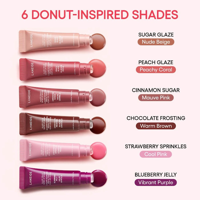 LANEIGE 
Glaze Craze Tinted Polypeptide Lip Serum| STRAWBERRY
SPRINKLES - COOL
PINK