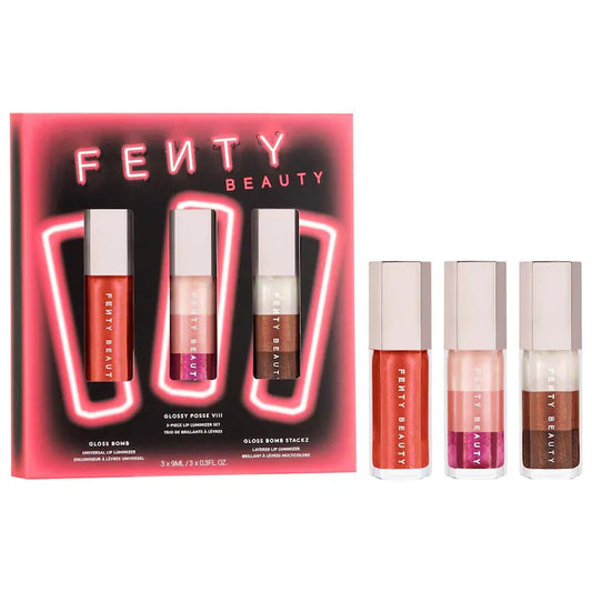 Fenty Beauty
Glossy Posse VIII 3-Piece Lip Luminizer Set
