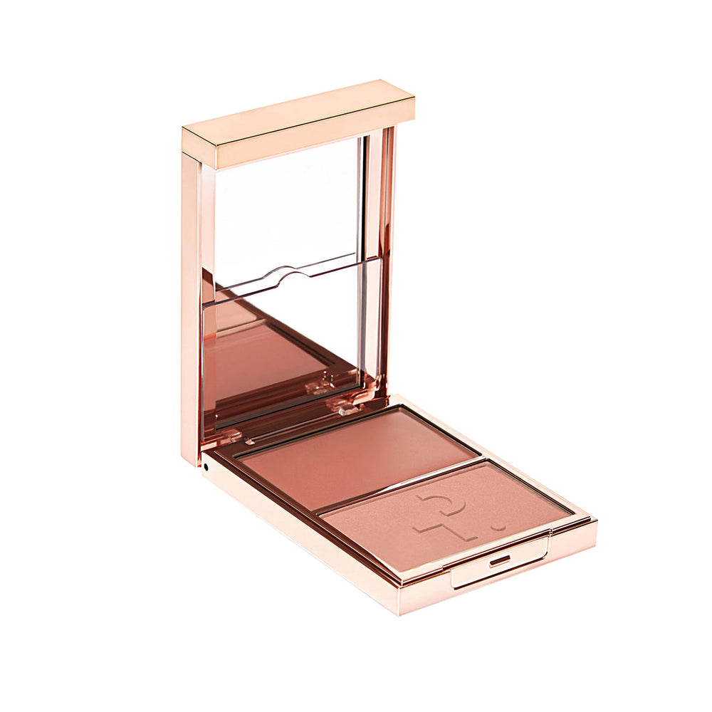 PATRICK TA 
Major Headlines Double-Take Crème & Powder Blush Duo |Not too much