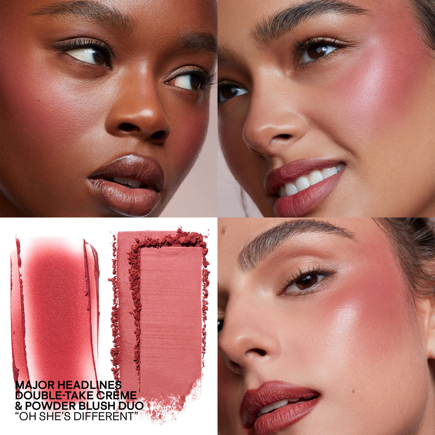 PATRICK TA 
Major Headlines Double-Take Crème & Powder Blush Duo |OH SHE'S DIFFERENT