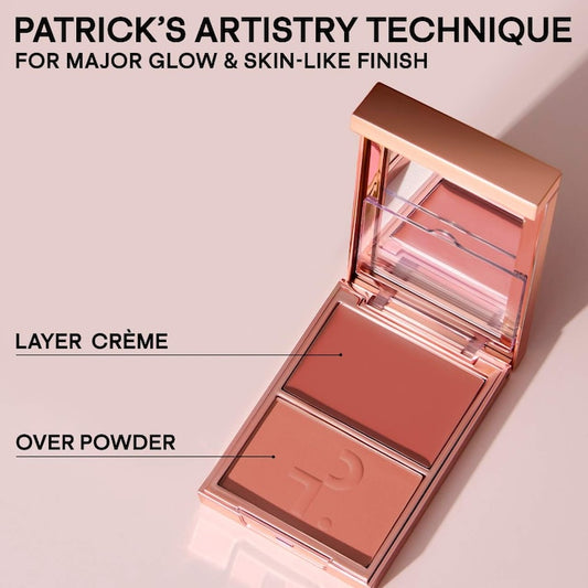 PATRICK TA 
Major Headlines Double-Take Crème & Powder Blush Duo |
 SHE'S BLUSHING