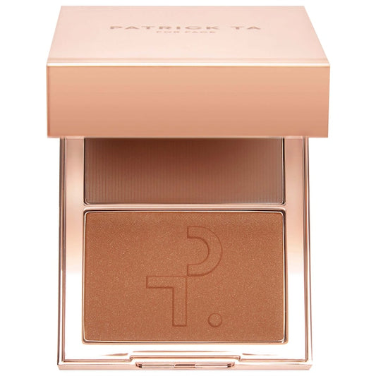 PATRICK TA BEAUTY-
CONTOUR & POWDER
BRONZER DUO|SHE'S BRONZED