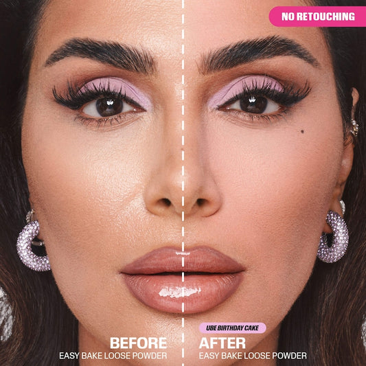 HUDA BEAUTY
BAKING & SETTING
POWDER|UBE BIRTHDAY CAKE