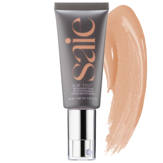 Saie 
Slip Tint – Lightweight Tinted Moisturizer with Mineral Zinc SPF 35 and Hyaluronic Acid| Four