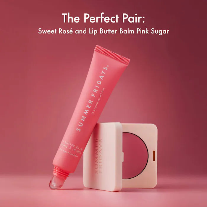 Summer Fridays 
Blush Butter Balm Hydrating Cream Blush with Peptides| Sweet Rosé