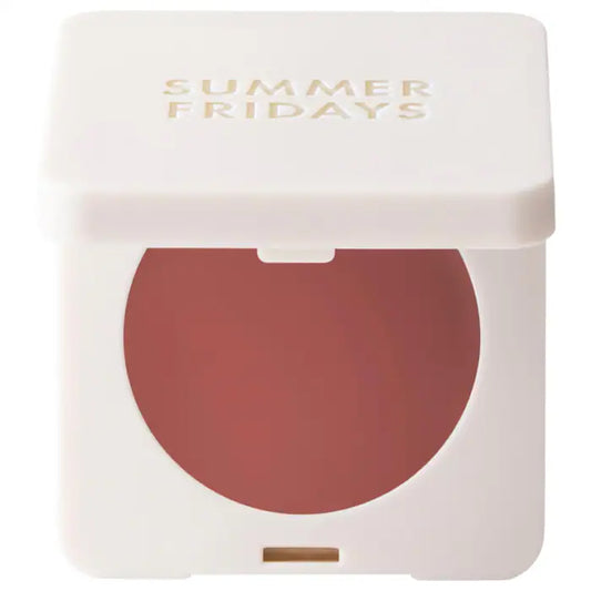 Summer Fridays 
Blush Butter Balm Hydrating Cream Blush with Peptides| Toasted Terracotta
