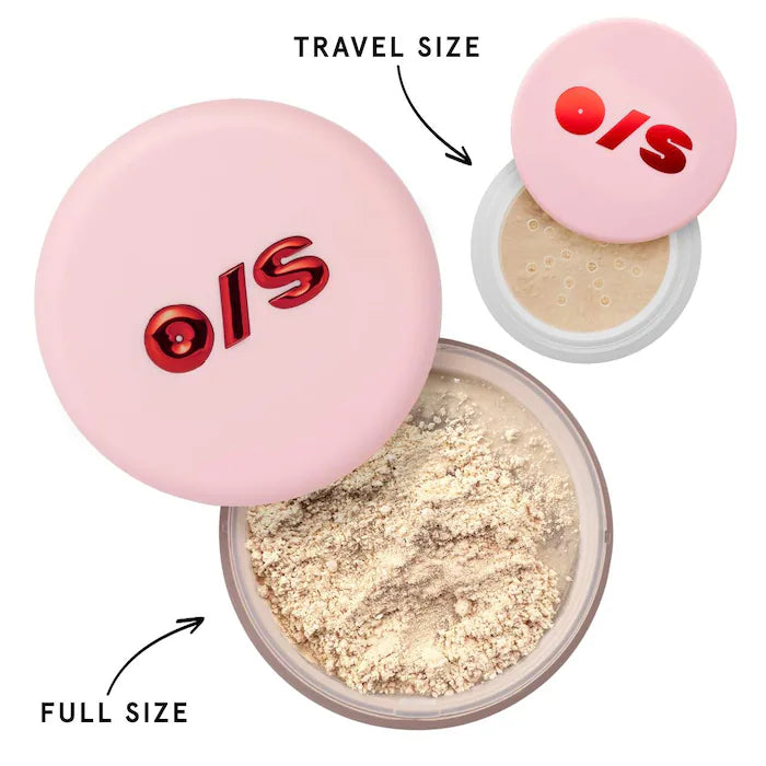 ONE/SIZE by Patrick Starrr 
Mini Ultimate Blurring Setting Powder| Universal Translucent
