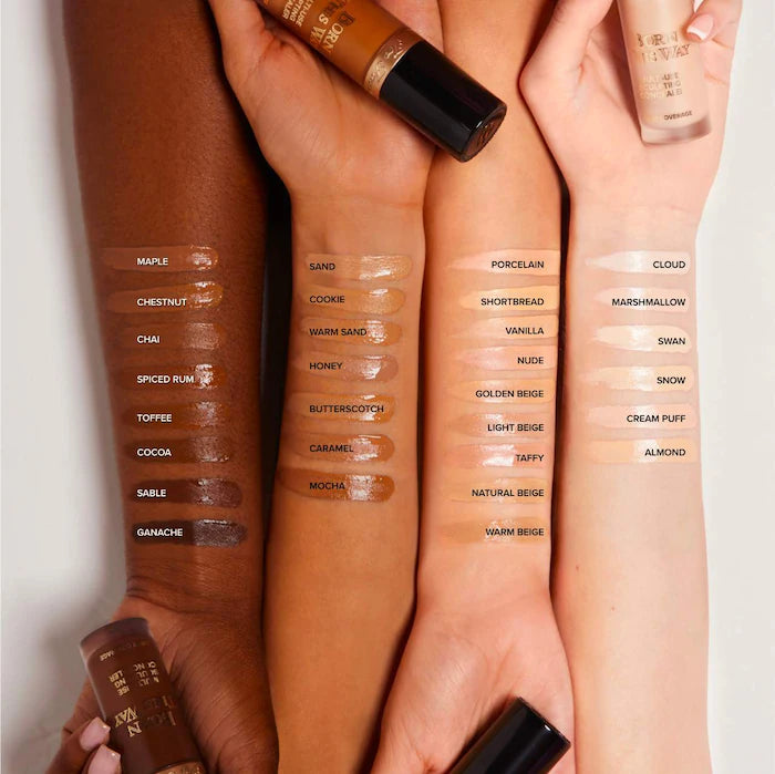Too Faced 
Born This Way Super Coverage Multi-Use Concealer with Hyaluronic Acid| Snow