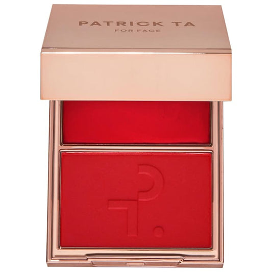 PATRICK TA 
Major Headlines Double-Take Crème & Powder Blush Duo | She Left Me On Red