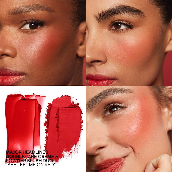 PATRICK TA 
Major Headlines Double-Take Crème & Powder Blush Duo | She Left Me On Red