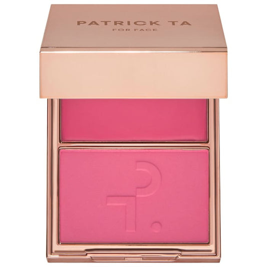PATRICK TA 
Major Headlines Double-Take Crème & Powder Blush Duo | She's a Doll