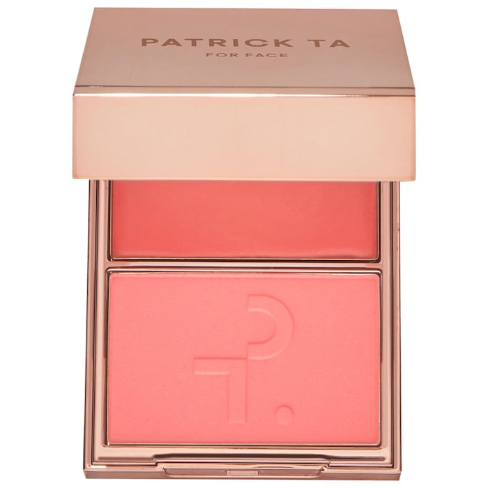 PATRICK TA 
Major Headlines Double-Take Crème & Powder Blush Duo | She's the Moment