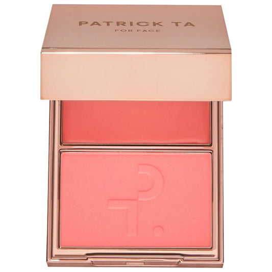 PATRICK TA 
Major Headlines Double-Take Crème & Powder Blush Duo | She's the Moment