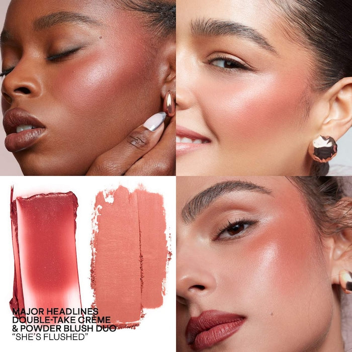 PATRICK TA 
Major Headlines Double-Take Crème & Powder Blush Duo | She's Flushed