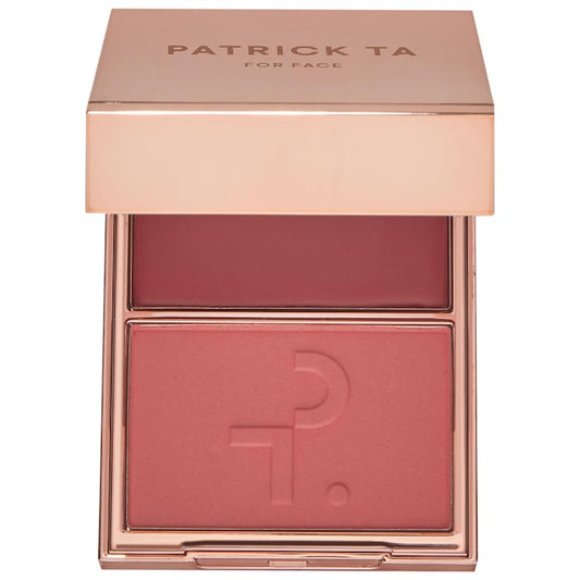 PATRICK TA 
Major Headlines Double-Take Crème & Powder Blush Duo | She's Flushed