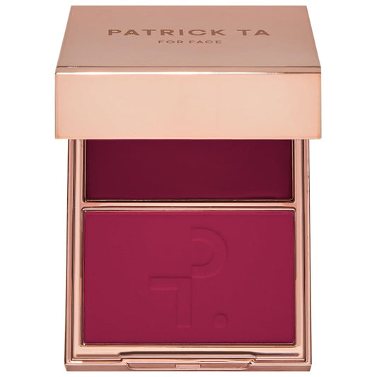PATRICK TA 
Major Headlines Double-Take Crème & Powder Blush Duo | She's Wanted