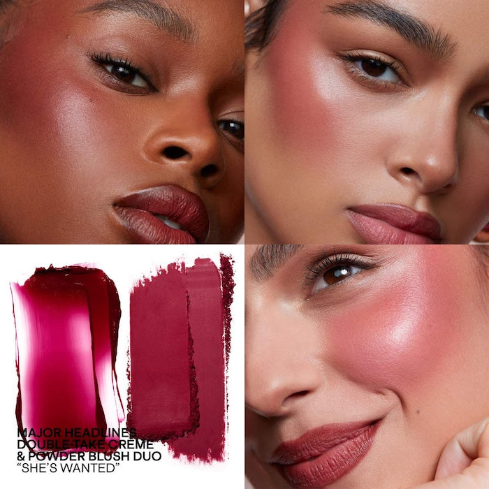 PATRICK TA 
Major Headlines Double-Take Crème & Powder Blush Duo | She's Wanted