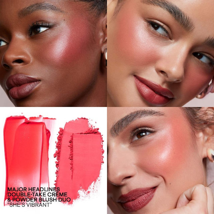 PATRICK TA 
Major Headlines Double-Take Crème & Powder Blush Duo | She's Vibrant