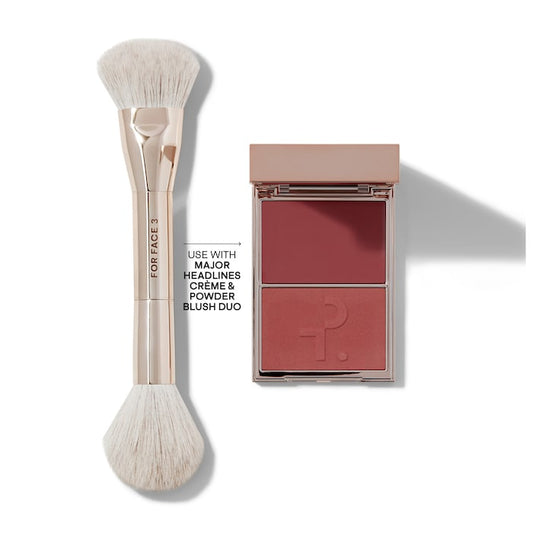 PATRICK TA 
Dual Ended Blush Brush