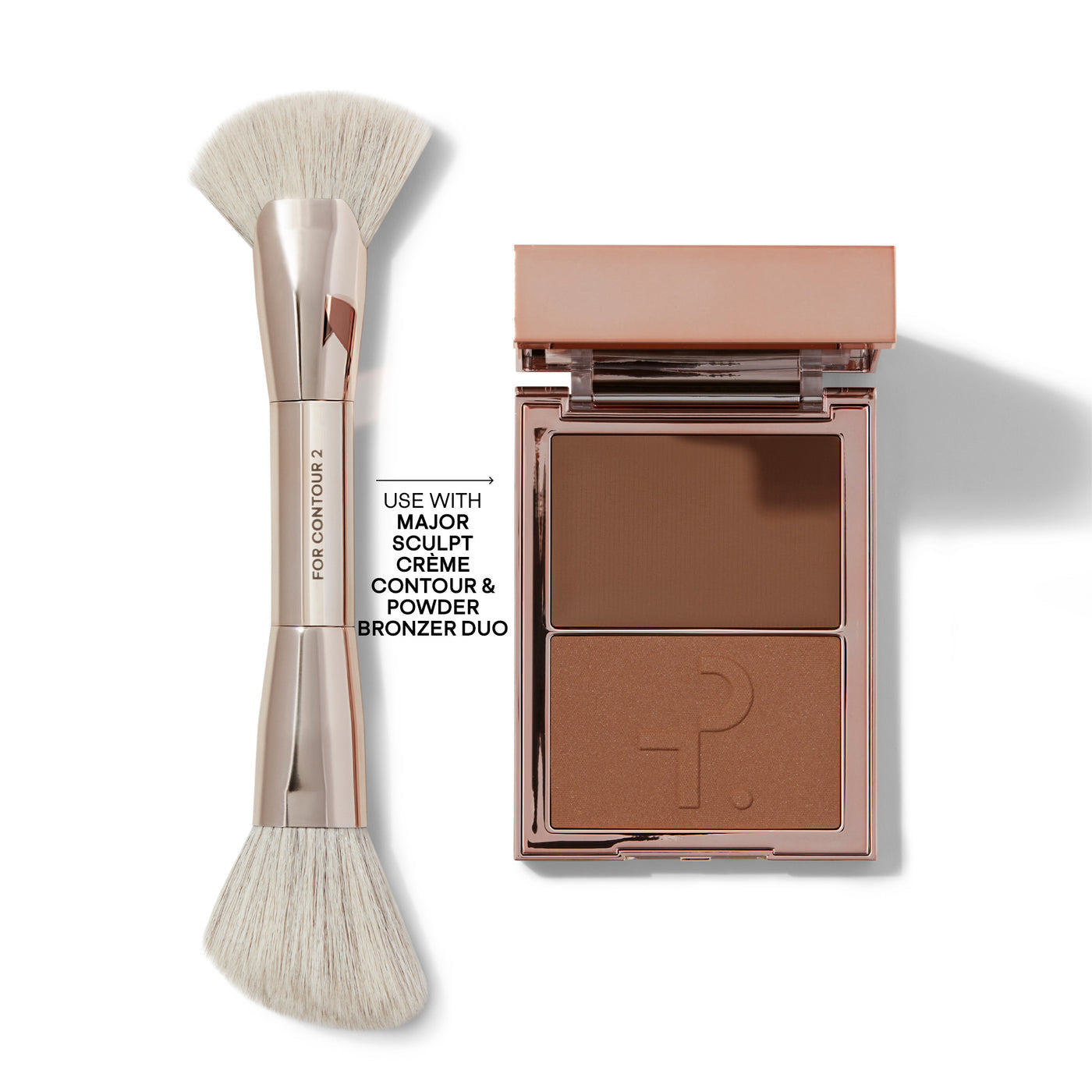 PATRICK TA BEAUTY MAJOR SCULPT DUAL-ENDED SCULPTING BRUSH