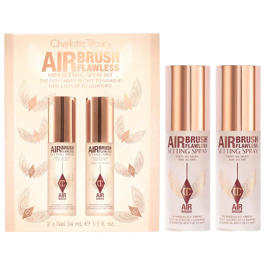 Charlotte Tilbury 
Mini Airbrush Flawless Setting Spray Duo Gift Set