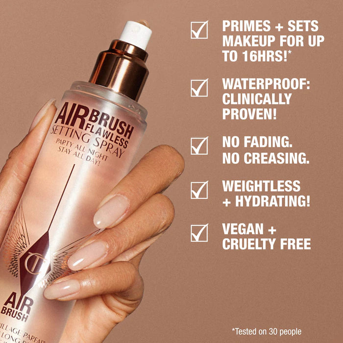 Charlotte Tilbury 
Mini Airbrush Flawless Setting Spray Duo Gift Set